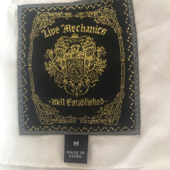 White live Mechanics Bomber Jacket - Picture 12 of 12